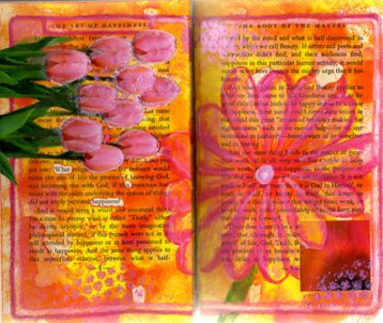 Altered book by Karen Hatzigeorgiou of karenswhimsy.com