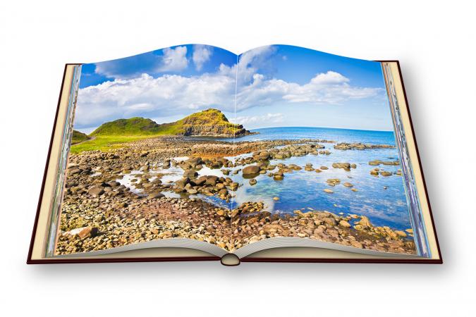 open book using 3D rendering