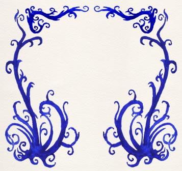 Digital scrapbooking flourish