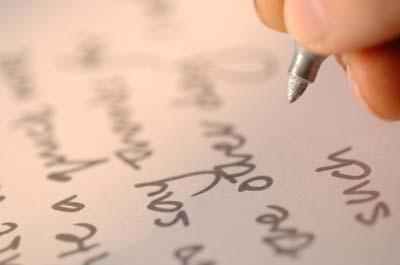 Practice makes perfect when developing your penmanship.