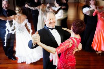 Seniors ballroom dancing