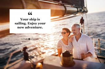 retirement quote couple in sailboat