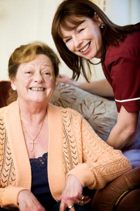Woman with Support Care