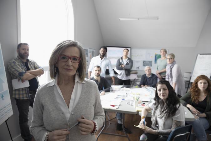 mature woman in the workplace
