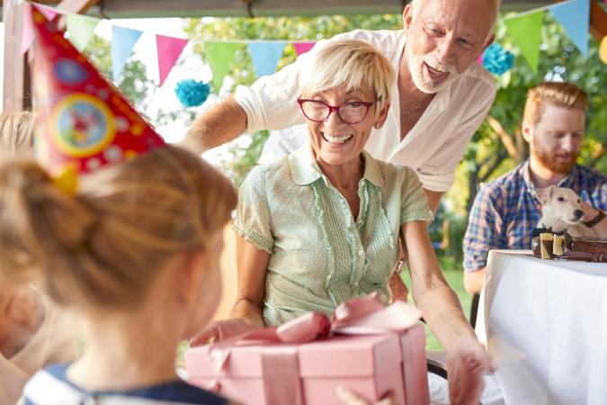 Turning 70 and a garden birthday party