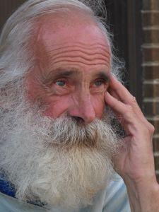 Elderly senior man