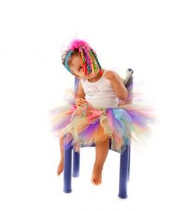 toddler in tutu
