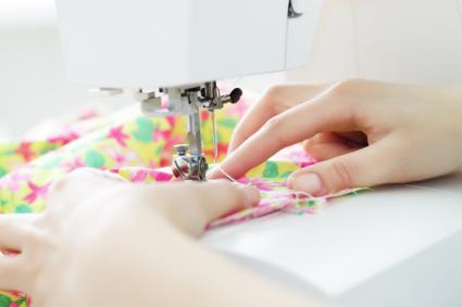 sewing machine close up