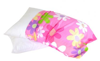 Floral pillow case