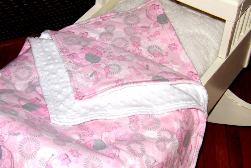 How to Sew a Minky Baby Blanket LoveToKnow