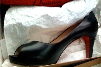 Louboutin Open Toe Shoe
