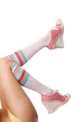wedge style sneakers