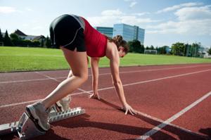 Woman running
