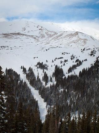 Skiing at Loveland Basin