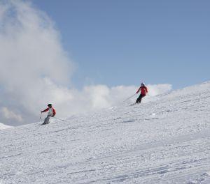 crud skiing