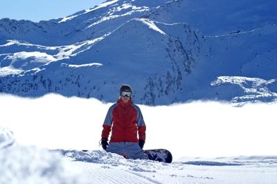 Snowboarding at Whitetail