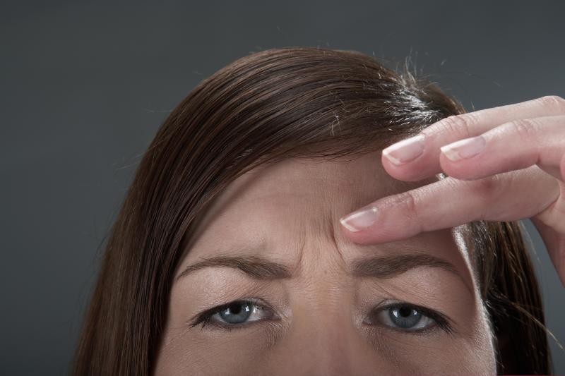 forehead wrinkles
