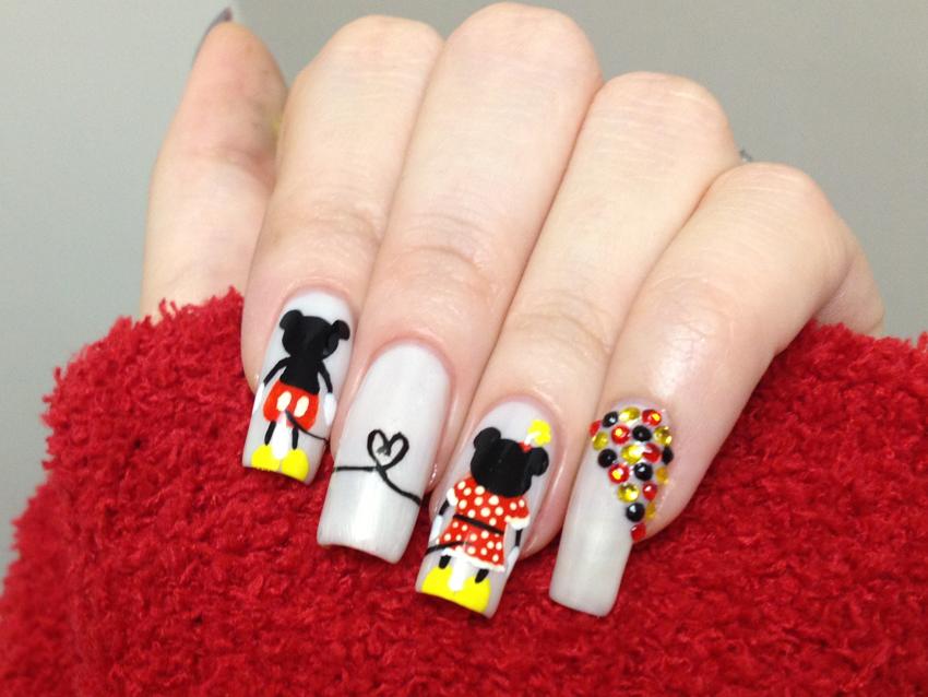 Minnie And Mickey Mouse Inspired Nail Art LoveToKnow Mickey and Minnie Mouse Nail Art - Minnie And Mickey Mouse Inspired Nail Art LoveToKnow