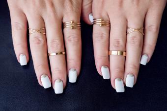 Reverse French Manicure