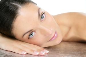 woman with radiant skin