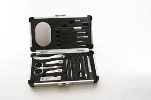Image of a well organized manicure kit