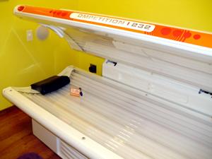 Tanning beds cause skin damage