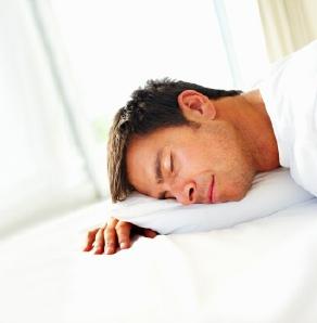 man sleeping