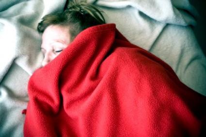 Snoring under blankets