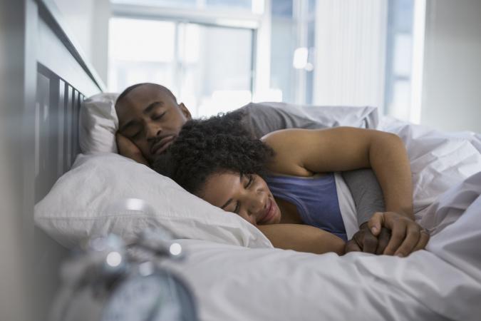 Couple sleeping