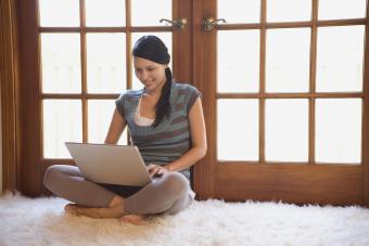 woman on laptop