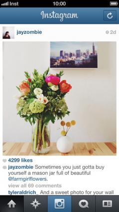 Instagram feed screenshot