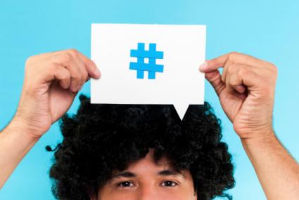 Social media hashtag