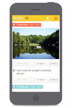 Timehop app