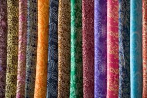 A collection of colorful fabrics