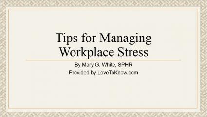 Stress Management PowerPoint