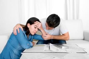 Stressed Couple
