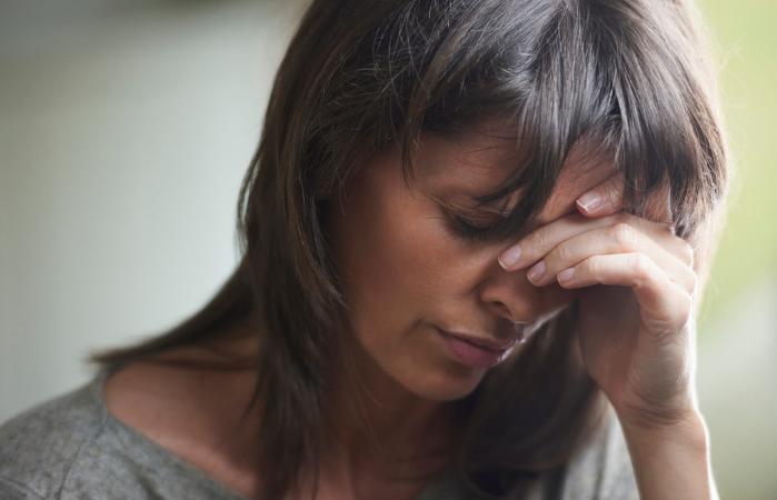 stressed woman