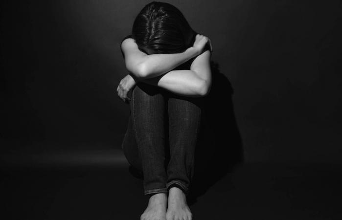Depressed woman