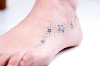 Ring tatoo toe Icon Tattoo