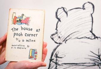 Original Winnie-the-Pooh illustrations and book