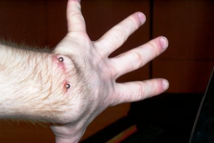 Wrist piercing