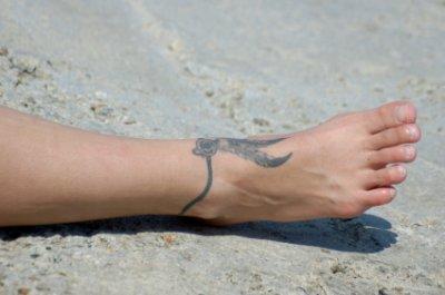 tribal tattoos ankle bracelet