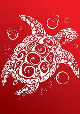 red turtle design