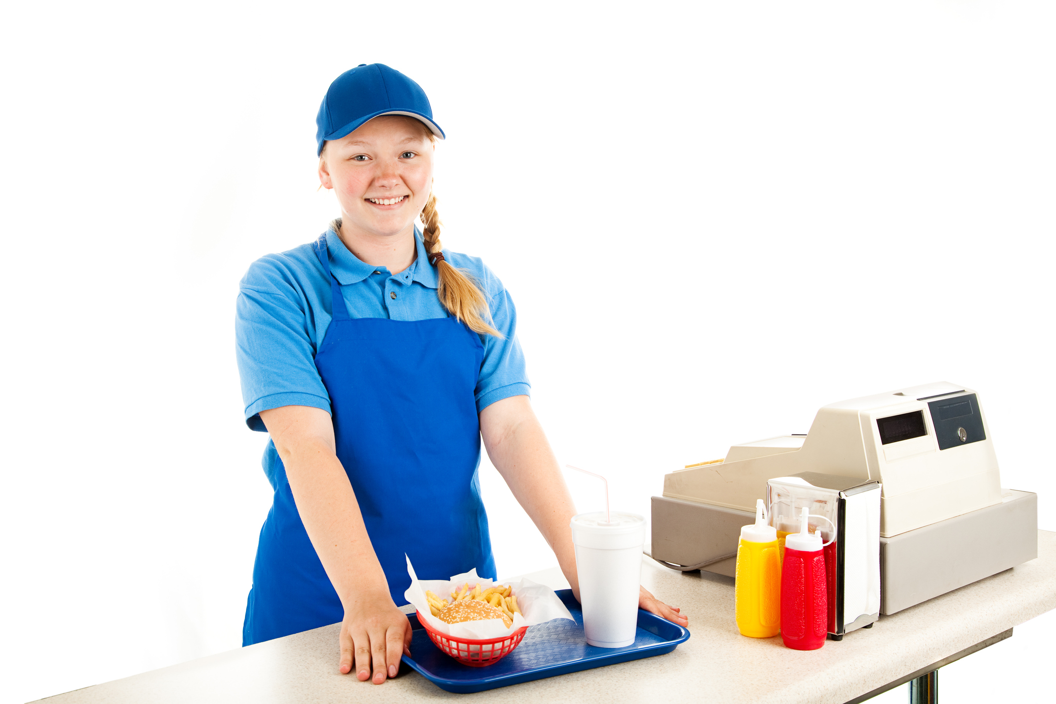 Teen Financial Freedom   226213 2121x1414 Teen Cashier Serving Fast Food 