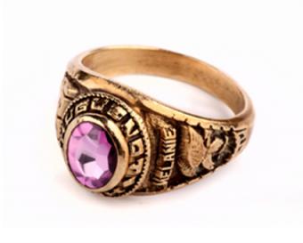 High school class ring