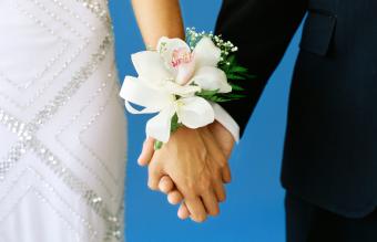 Girl with a big corsage