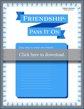 Friendship Bully Prevention Poster Template