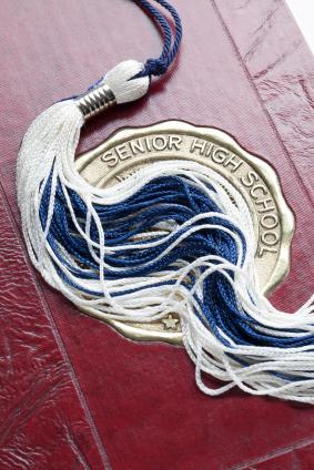 yearbook and tassle