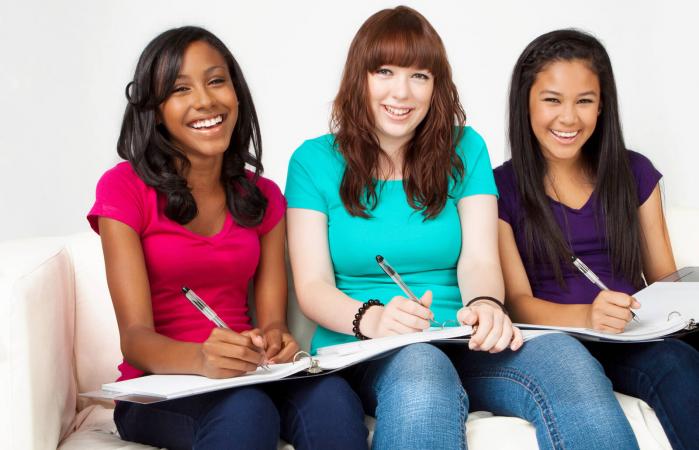 Teenagers and homework