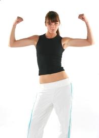 Strong young teen